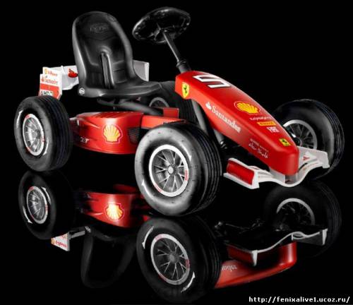 Веломобиль BERG Ferrari F150 pedal go-kart